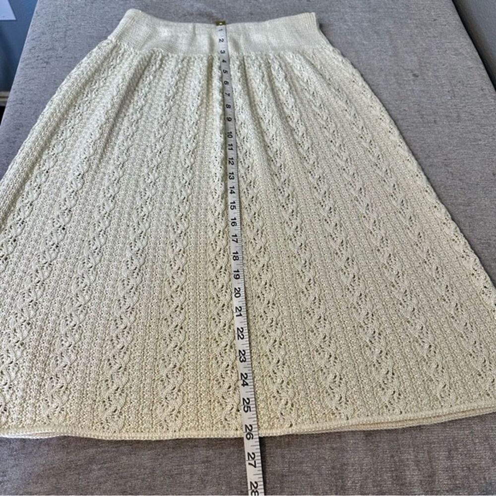 Vintage Vivanti Cottagecore Crochet Sweater Set 70's Grandmacore - Picture 5 of 16